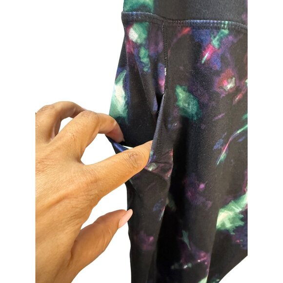 Ideology Womens Galaxy Print High-Waist Leggings With Side Pockets Size L Polyes - Picture 6 of 12